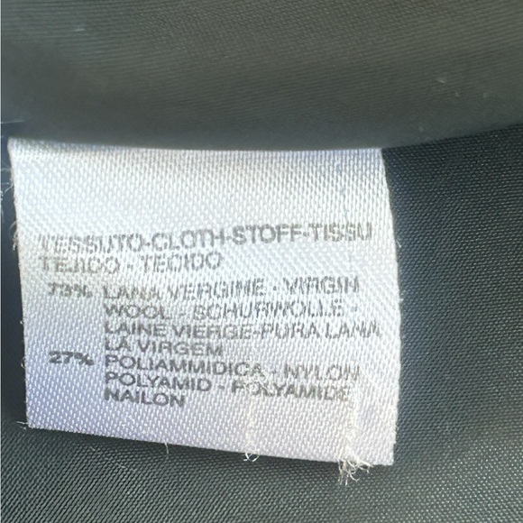 Max Mara Blazer Sz 14 Virgin Wool Herringbone 1 Button Pockets Academia Jacket - Picture 13 of 16